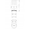 Головка INVENA терmoстатична MINI (CD-74-015-X)