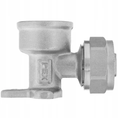 Коліно PEX з затискачами INVENA 16x1/2