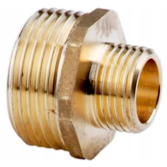Ніпель латунний редукційний INVENA 3/4