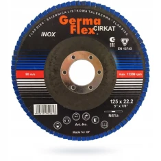 Шліфувальний круг пелюстковий CIRKAT GERMAFLEX 125/100 нержавіючий (CIR12890)