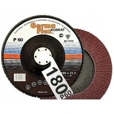 Шліфувальний круг пелюстковий GERMAFLEX 180 мм, зерно 60 (KOR13765)