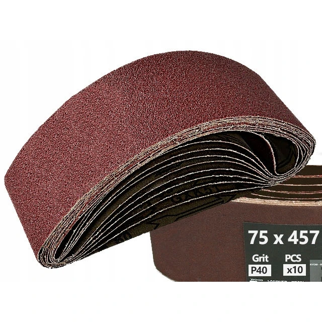 Стрічка шліфувальна GERMAFLEX 75x457 x40 гранул. комплект 10 шт (XCL33909)