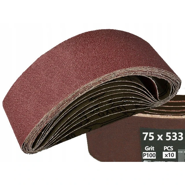Стрічка шліфувальна GERMAFLEX 75x457 x100 гранул. комплект 10 шт (XCL33912)