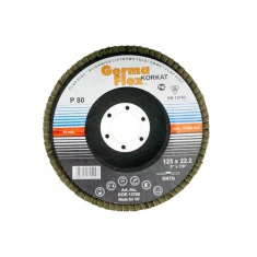 Шліфувальний круг пелюстковий GERMAFLEX 125/80 опуклий (KOR13760)