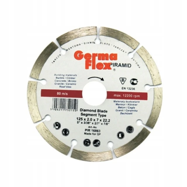 Диск алмазний сегментний Piramid GERMAFLEX 115 мм (PIR16862)