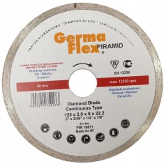 Диск алмазный сплошной Germa-Flex GERMAFLEX 125 мм Piramid (PIR16871)