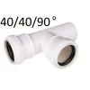 Трійник Kanplast 40x40 <90° White (T404090)