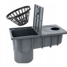 Сифон універсальний AQUER 50/110 Gray (BUT DOL SZARY)