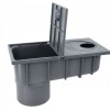 Сифон універсальний AQUER 50/110 Gray (BUT DOL SZARY)