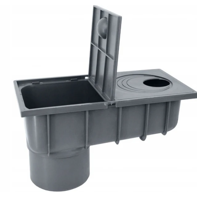 Сифон універсальний AQUER 50/110 Gray (BUT DOL SZARY)