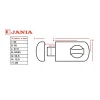 Циліндр замка JANIA JANIA-50/60 Graphite (Z 255)