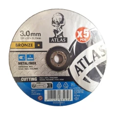 Диск для металу Norton 230x3,0 мм ATLAS BRONZE 5 шт (66252918812)