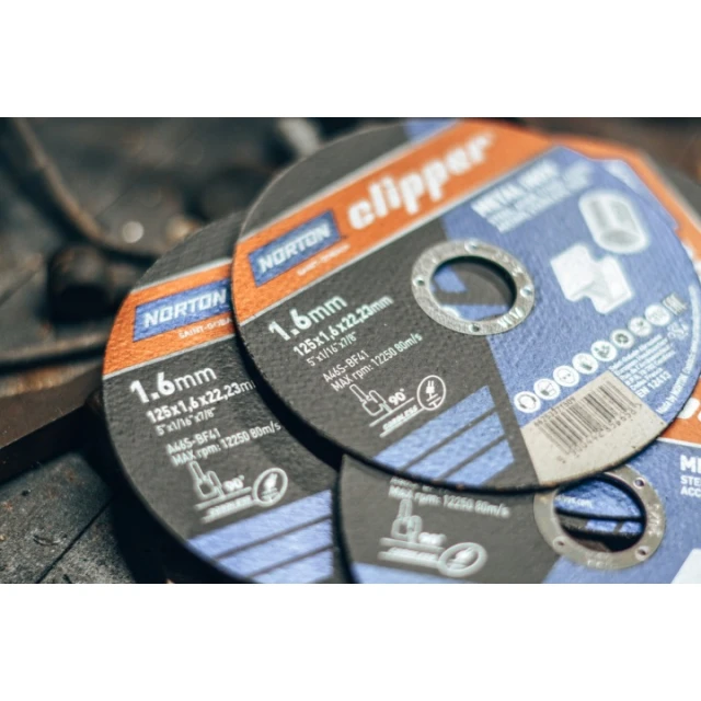 Диск для металла Norton 125x1,6 мм, комплект 5 шт (66252849452)