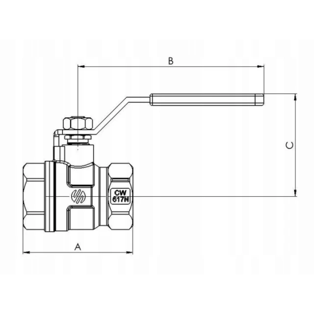 Кран кульовий ARCO 3/8