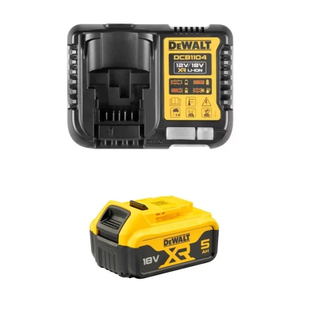 Ножиці електричні для живоплоту DeWALT 18В 1x5Ah (DCMHT520P1-SK)