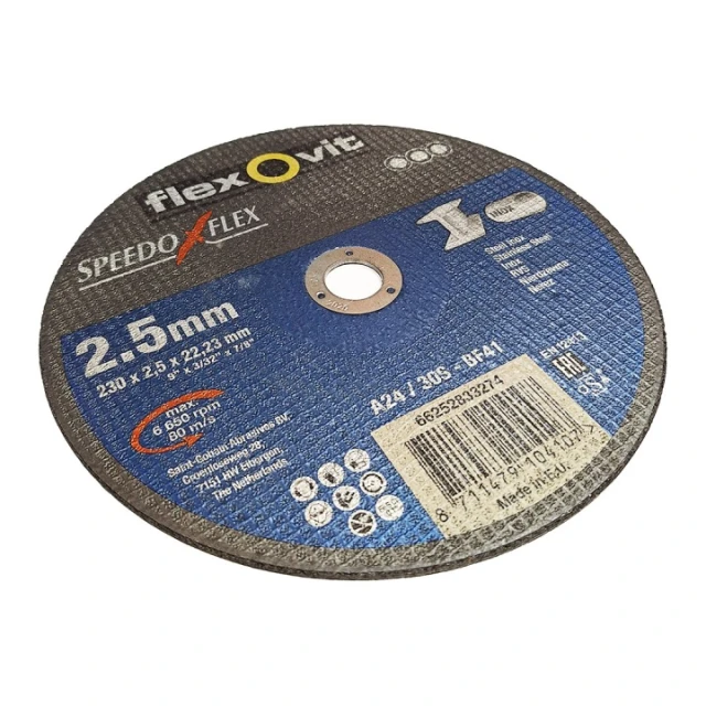 Диск для металу Norton 230x2,5 мм SPEEDOFLEX FLEXOVIT (66252833274)