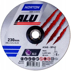 Диск для алюминия Norton 230x3,0 мм (828231)