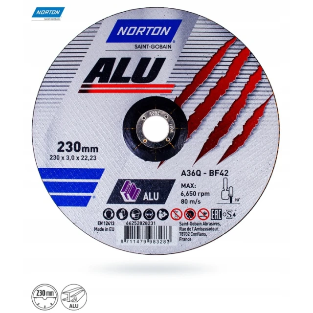 Диск для алюмінію Norton 230x3,0 мм (828231)