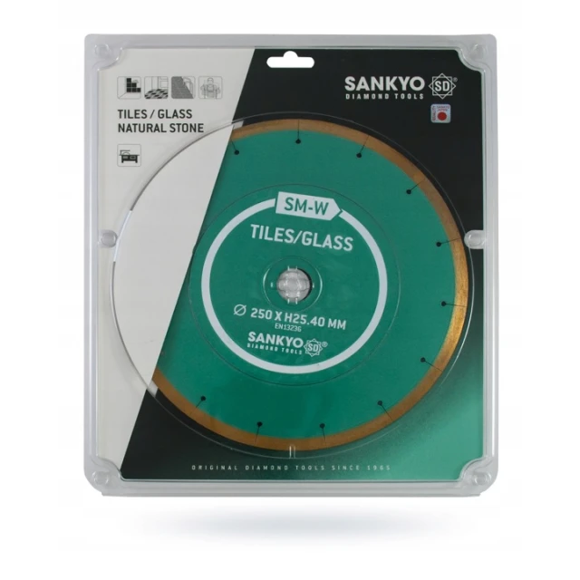 Диск алмазний суцільний SMW SANKYO 250x25,4 мм (SMW2504000)