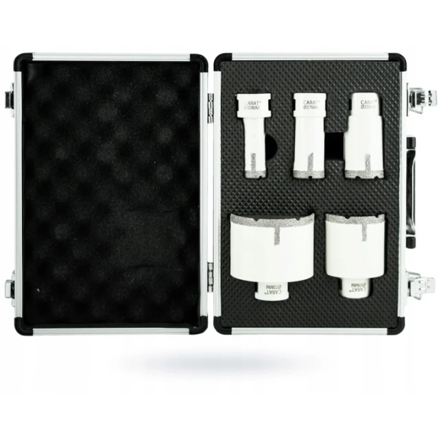 Набор коронок алмазных для плитки на сухо CARAT M14 (EHSSET02NF)