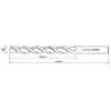 Свердло SDS MAX HiKOKI 12x540/400 2 спіралі 2 ріжучих кромки (750911)