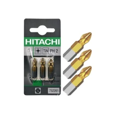 Біта HiKOKI PH2x25mm титанова 3 шт (752261)