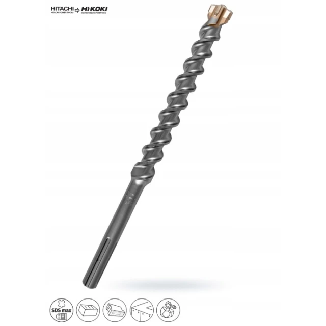 Сверло SDS MAX HiKOKI 20x320/200 2 спирали 4 ост (754309)