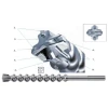 Сверло SDS MAX HiKOKI 24x520/400 2 спирали 4 режущих кромки (754318)