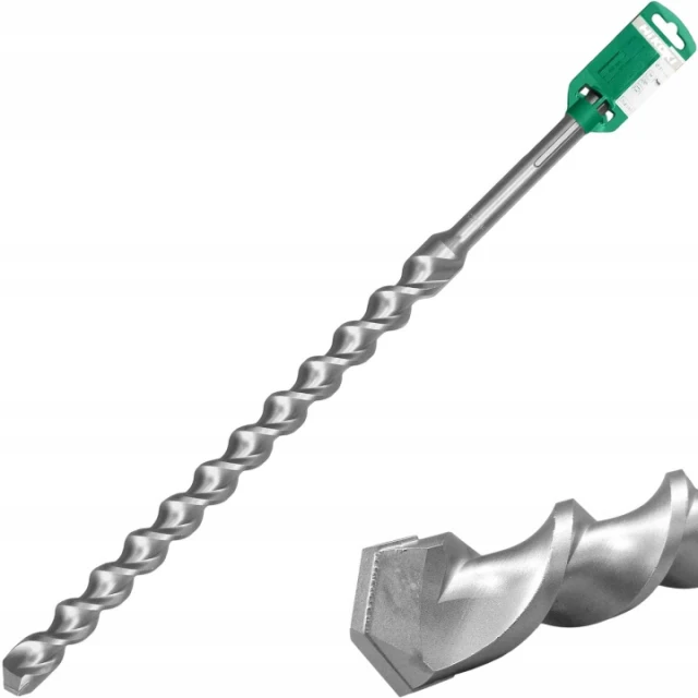 Свердло SDS MAX HiKOKI 28x570/450 мм 2 спіралі 2 різці (754386)