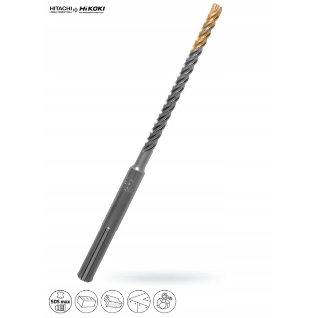 Свердло SDS MAX HiKOKI 14x540/400 4 спіралі 4 гострі (754368)