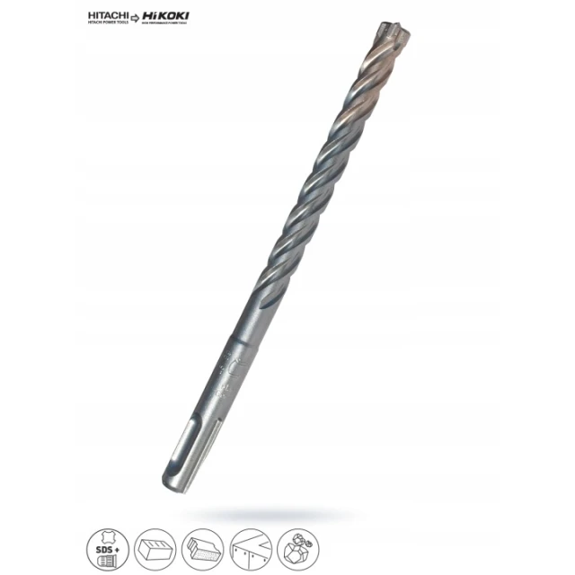 Свердло бетону HiKOKI 5x165 SDS+ 4-гранне 4-спіраль (753202)