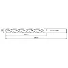 Сверло бетона HiKOKI 25x250 SDS+ 4-острые 4-спиральные (783281)