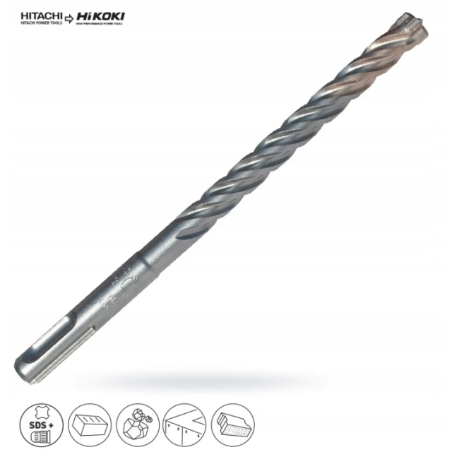 Свердло бетону HiKOKI 25x450 SDS+ 4-гострі 4-спіральні (783282)