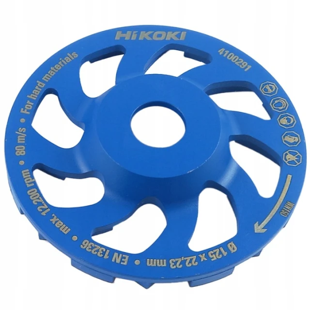 Шліфувальний круг HiKOKI 125x22,23x3 мм бетон (4100291)