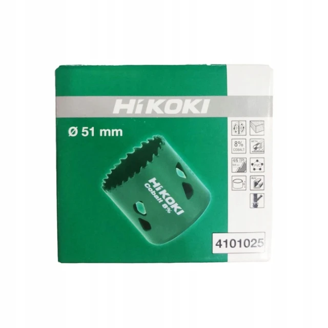 Коронка біметалічна HSS HiKOKI 51 мм (4101025)
