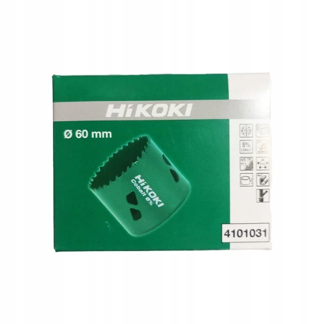 Коронка біметалічна HSS HiKOKI 60 мм (4101031)