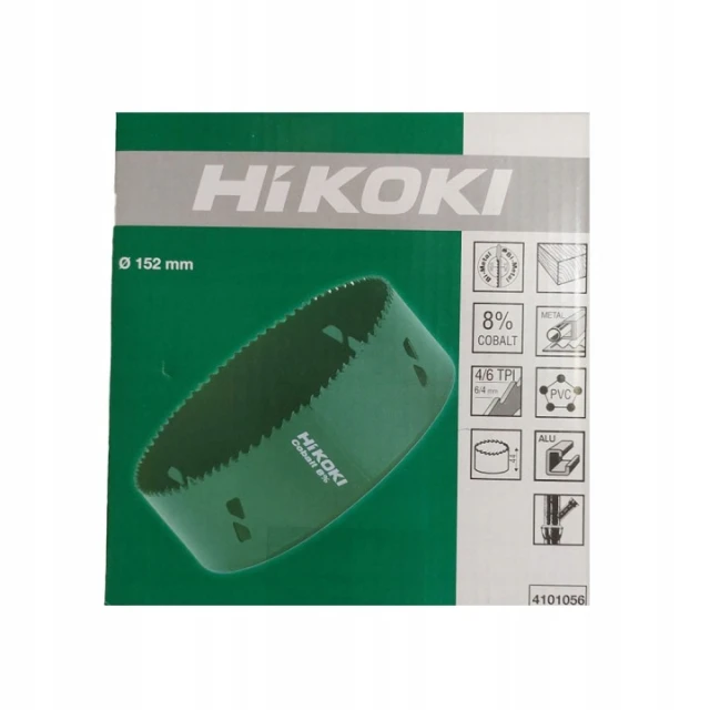 Коронка біметалічна HSS HiKOKI 152 мм (4101056)