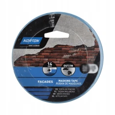 Стрічка малярна UV PVC Norton 48 мм x 25 м Blue (78072710034)