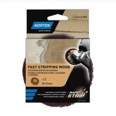 Шліфувальний круг талеркоподібний з волокниною Norton 125 мм Black