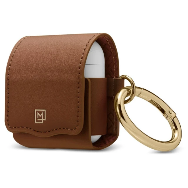 Чохол Spigen для AirPods La Manon Leather Brown (074CS26378)