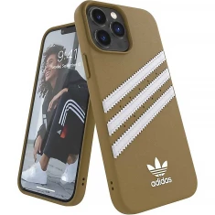Чохол Adidas OR Molded PU для iPhone 13 Pro Max Beige Gold (8718846097635)