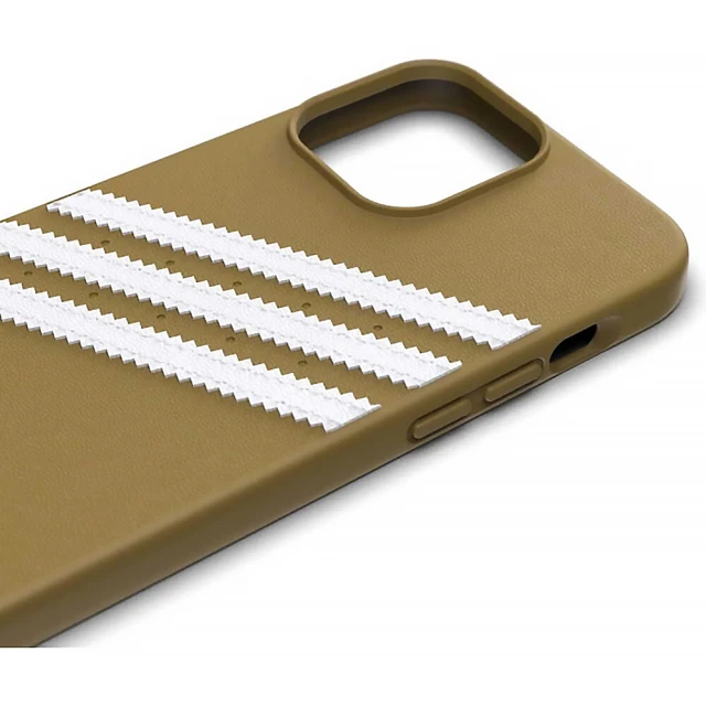 Чехол Adidas OR Molded PU для iPhone 13 Pro Max Beige Gold (8718846097635)