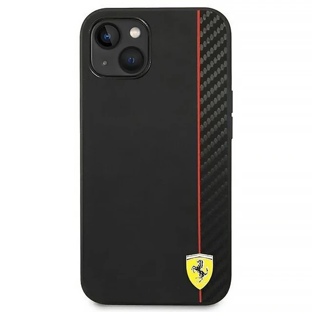 Чохол Ferrari Carbon для iPhone 14 | 13 Black (FEHCP14SAXBK)