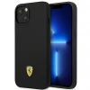 Чохол Ferrari Silicone Metal Logo для iPhone 14 | 13 Black (FEHCP14SSIBBK)