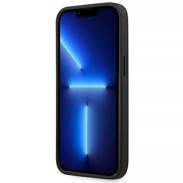 Чохол Ferrari Silicone Metal Logo для iPhone 14 | 13 Black (FEHCP14SSIBBK)