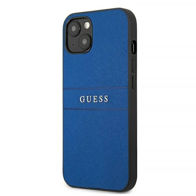 Чохол Guess Saffiano Strap для iPhone 13 mini Blue (GUHCP13SPSASBBL)