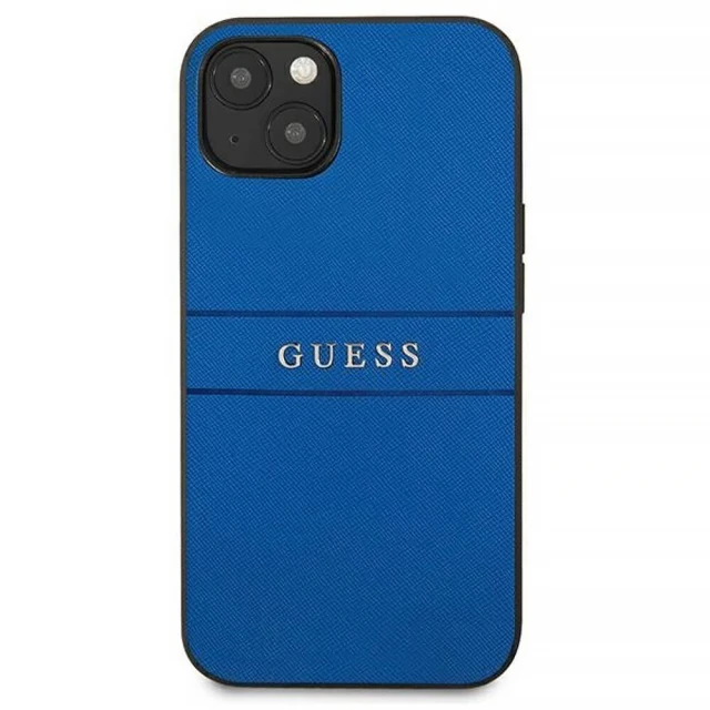 Чохол Guess Saffiano Strap для iPhone 13 mini Blue (GUHCP13SPSASBBL)