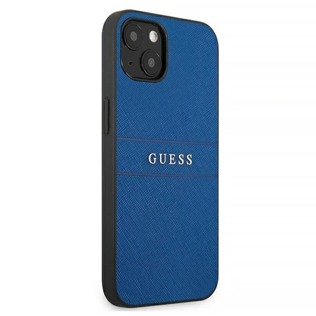 Чохол Guess Saffiano Strap для iPhone 13 mini Blue (GUHCP13SPSASBBL)
