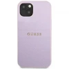 Чохол Guess Saffiano Hot Stamp & Metal Logo для iPhone 13 mini Purple (GUHCP13SPSASBPU)