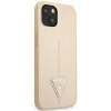 Чохол Guess Saffiano Triangle Logo для iPhone 13 mini Beige (GUHCP13SPSATLE)